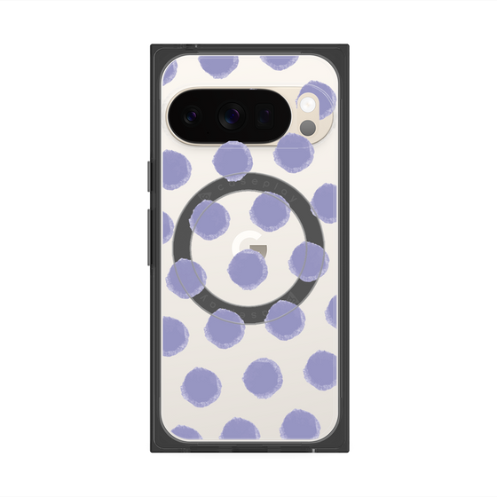 Premium Square Case with Pixelsnap［ Original - Favorite Color Polka Dots - Purple ］