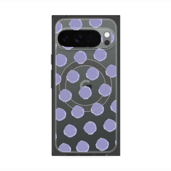 Premium Square Case with Pixelsnap［ Original - Favorite Color Polka Dots - Purple ］