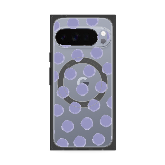 Premium Square Case with Pixelsnap［ Original - Favorite Color Polka Dots - Purple ］