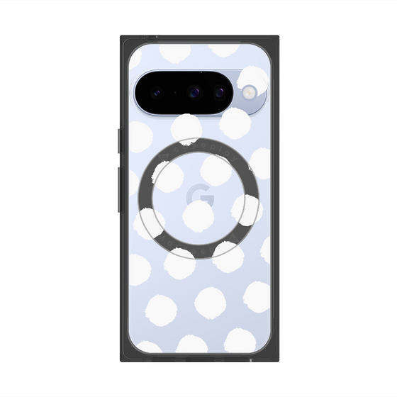 Premium Square Case with Pixelsnap［ Original - Favorite Color Polka Dots - White ］
