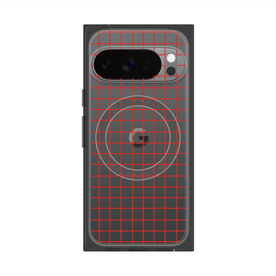 Premium Square Case with Pixelsnap［ Original - Favorite Color Check - Red ］
