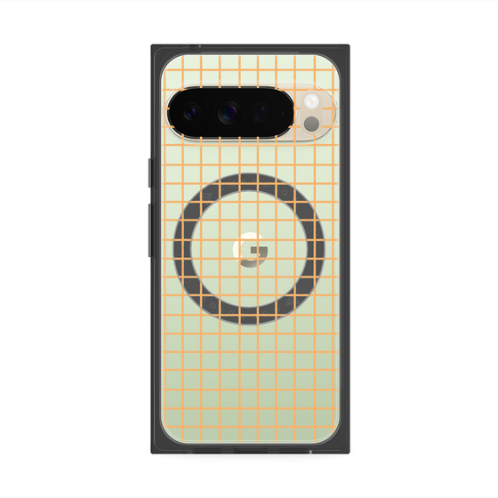 Premium Square Case with Pixelsnap［ Original - Favorite Color Check - Yellow ］