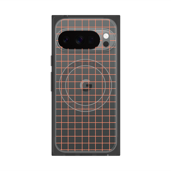 Premium Square Case with Pixelsnap［ Original - Favorite Color Check - Orange ］