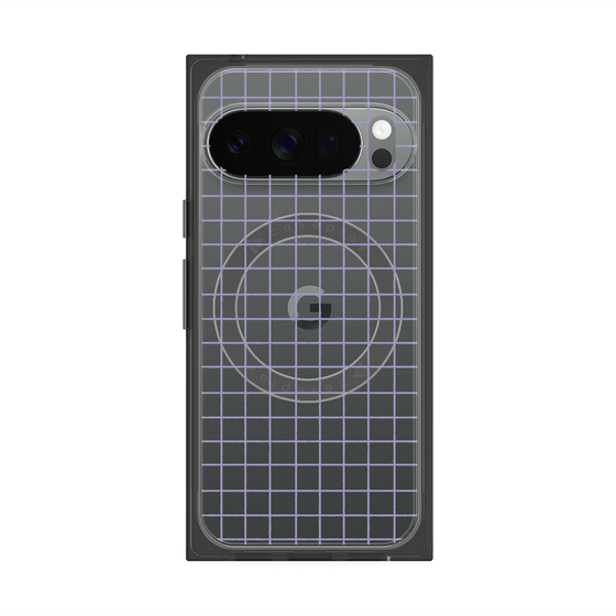 Premium Square Case with Pixelsnap［ Original - Favorite Color Check - Purple ］