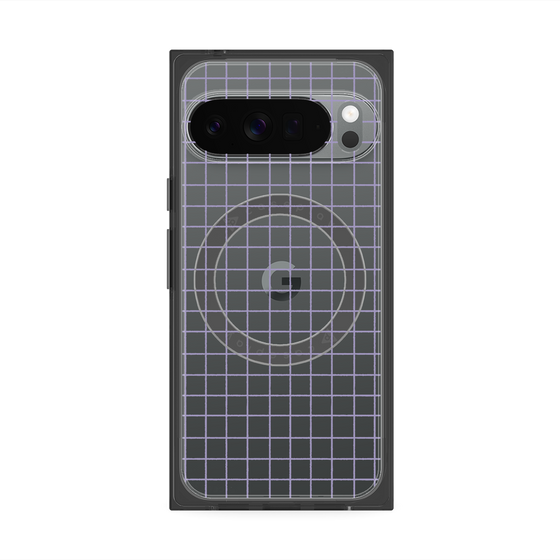 Premium Square Case with Pixelsnap［ Original - Favorite Color Check - Purple ］