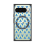 Premium Square Case with Pixelsnap［ Original - Favorite Color Triangle - Blue ］