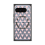 Premium Square Case with Pixelsnap［ Original - Favorite Color Triangle - Pink ］