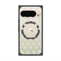 Premium Square Case with Pixelsnap［ Original - Favorite Color Triangle - Pink ］