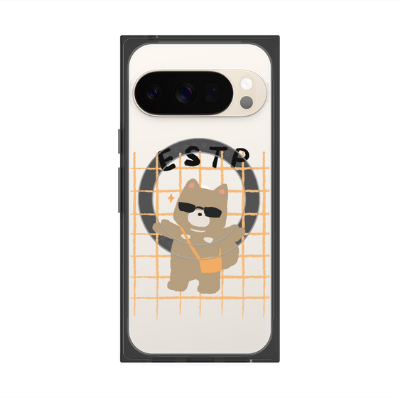 Premium Square Case with Pixelsnap［ Original - ESTP Entrepreneur - Character ］