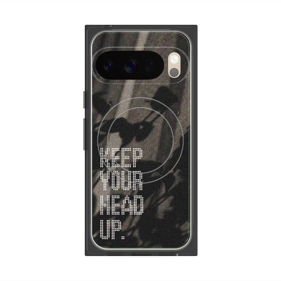 Premium Square Case with Pixelsnap［ Original - Dot Overlay - KEEP YOUR HEAD UP/B ］