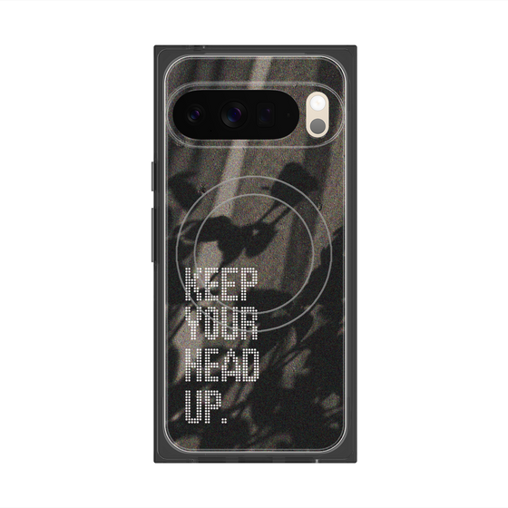 Premium Square Case with Pixelsnap［ Original - Dot Overlay - KEEP YOUR HEAD UP/B ］