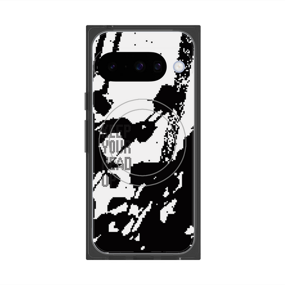 Premium Square Case with Pixelsnap［ Original - Dot Overlay - KEEP YOUR HEAD UP/C ］