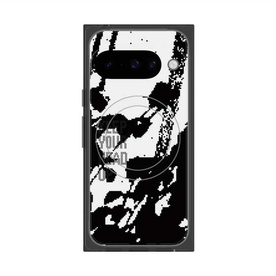 Premium Square Case with Pixelsnap［ Original - Dot Overlay - KEEP YOUR HEAD UP/C ］