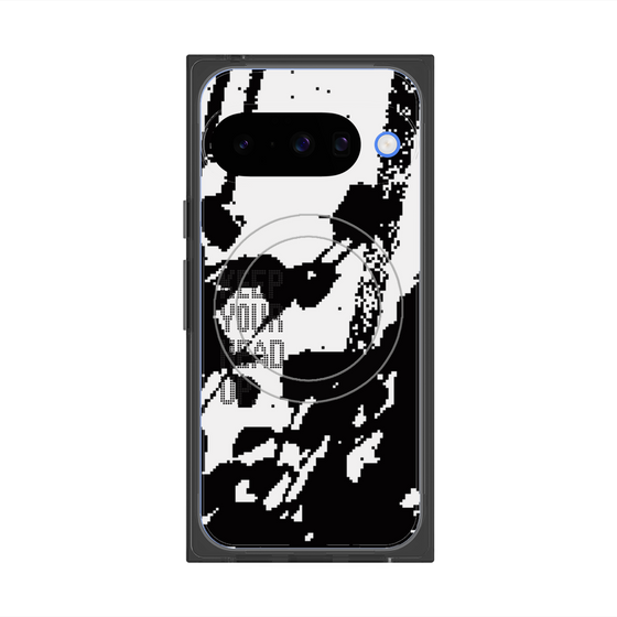 Premium Square Case with Pixelsnap［ Original - Dot Overlay - KEEP YOUR HEAD UP/C ］