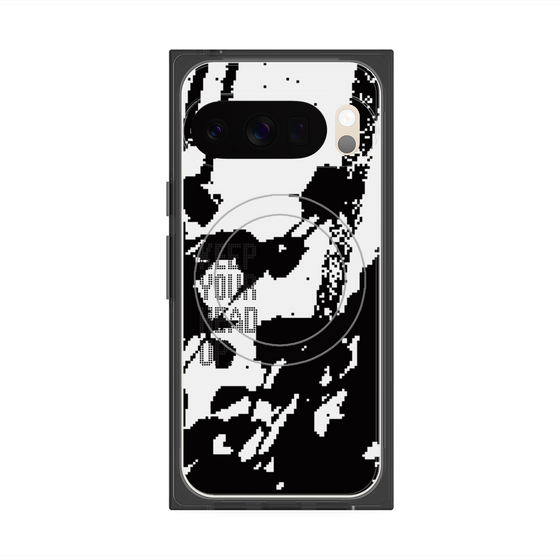 Premium Square Case with Pixelsnap［ Original - Dot Overlay - KEEP YOUR HEAD UP/C ］