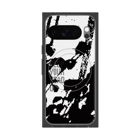 Premium Square Case with Pixelsnap［ Original - Dot Overlay - KEEP YOUR HEAD UP/C ］