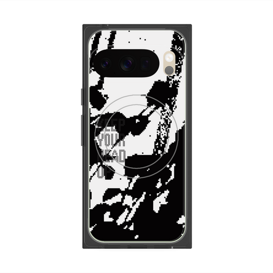 Premium Square Case with Pixelsnap［ Original - Dot Overlay - KEEP YOUR HEAD UP/C ］