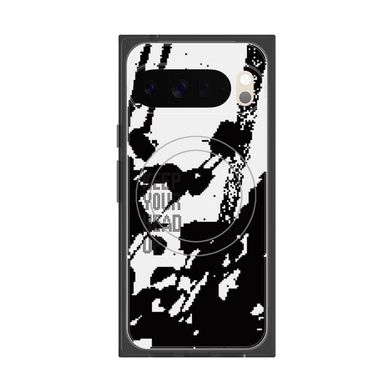 Premium Square Case with Pixelsnap［ Original - Dot Overlay - KEEP YOUR HEAD UP/C ］