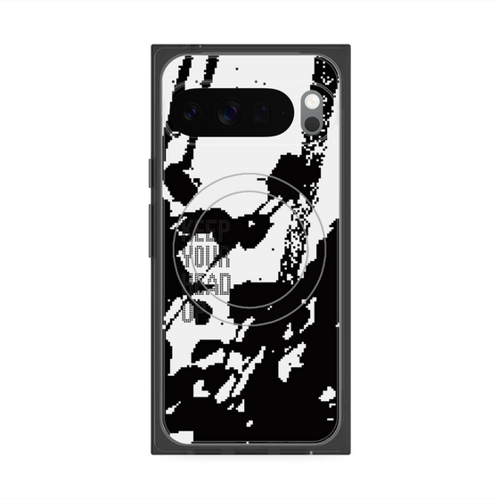 Premium Square Case with Pixelsnap［ Original - Dot Overlay - KEEP YOUR HEAD UP/C ］