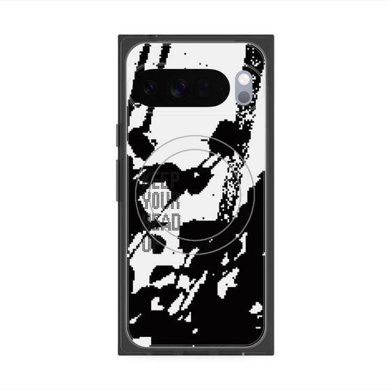 Premium Square Case with Pixelsnap［ Original - Dot Overlay - KEEP YOUR HEAD UP/C ］