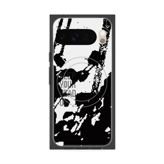 Premium Square Case with Pixelsnap［ Original - Dot Overlay - KEEP YOUR HEAD UP/C ］