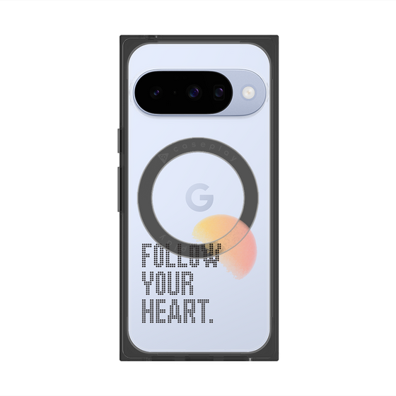 Premium Square Case with Pixelsnap［ Original - Dot Overlay - FOLLOW YOUR HEART/A ］