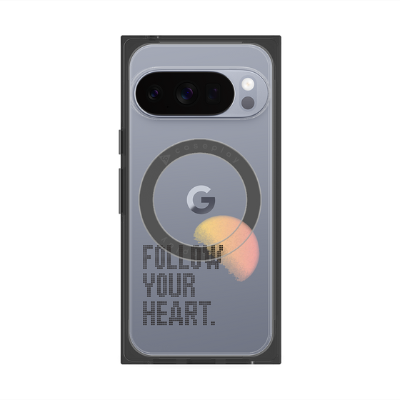 Premium Square Case with Pixelsnap［ Original - Dot Overlay - FOLLOW YOUR HEART/A ］