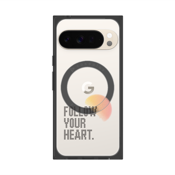 Premium Square Case with Pixelsnap［ Original - Dot Overlay - FOLLOW YOUR HEART/A ］