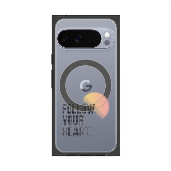 Premium Square Case with Pixelsnap［ Original - Dot Overlay - FOLLOW YOUR HEART/A ］