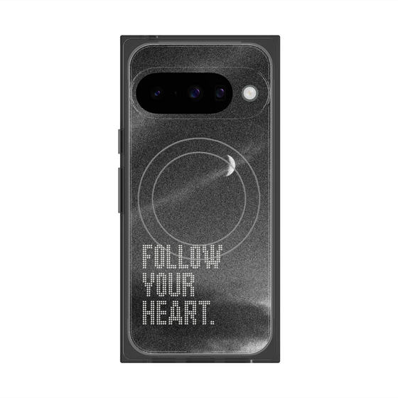 Premium Square Case with Pixelsnap［ Original - Dot Overlay - FOLLOW YOUR HEART/B ］