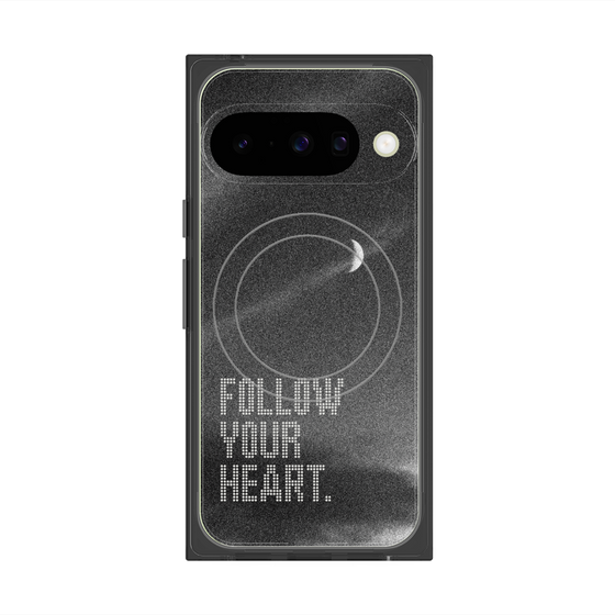 Premium Square Case with Pixelsnap［ Original - Dot Overlay - FOLLOW YOUR HEART/B ］