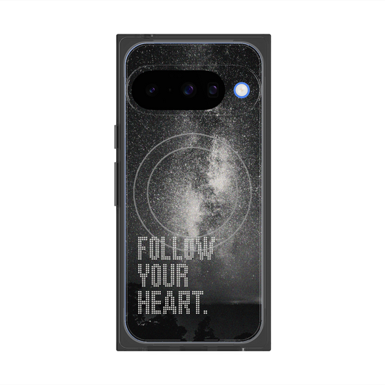 Premium Square Case with Pixelsnap［ Original - Dot Overlay - FOLLOW YOUR HEART/C ］