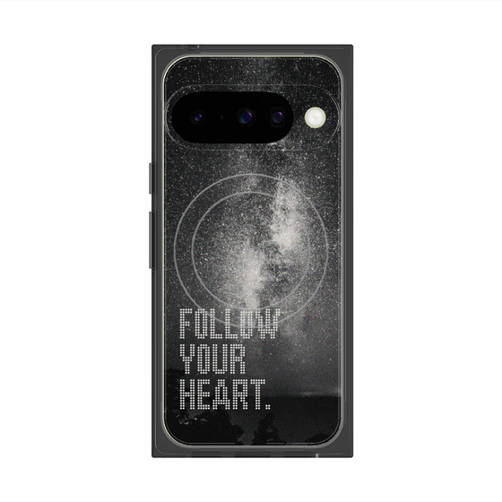 Premium Square Case with Pixelsnap［ Original - Dot Overlay - FOLLOW YOUR HEART/C ］