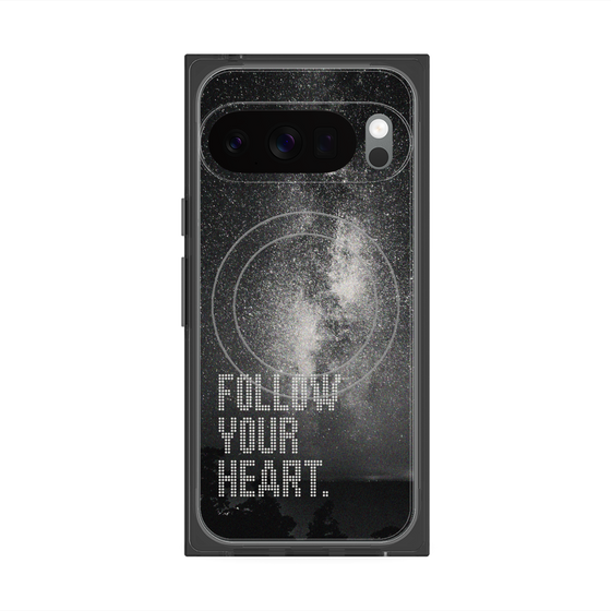 Premium Square Case with Pixelsnap［ Original - Dot Overlay - FOLLOW YOUR HEART/C ］