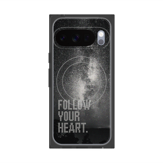 Premium Square Case with Pixelsnap［ Original - Dot Overlay - FOLLOW YOUR HEART/C ］