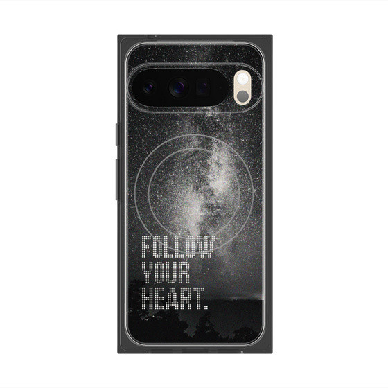 Premium Square Case with Pixelsnap［ Original - Dot Overlay - FOLLOW YOUR HEART/C ］