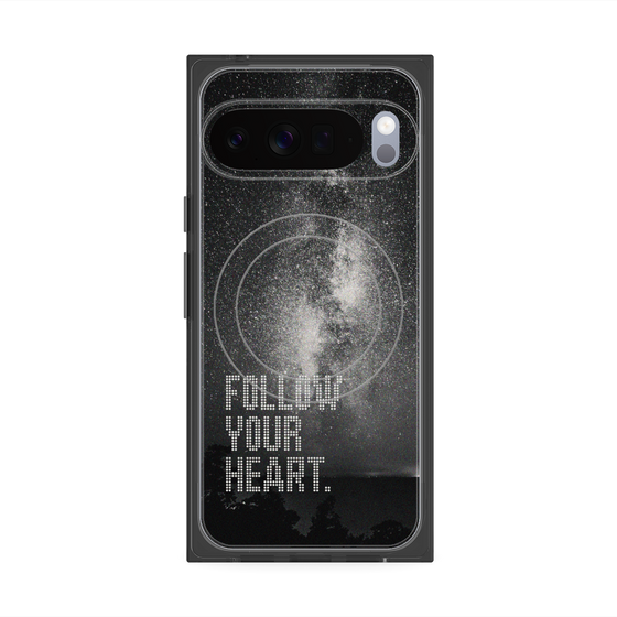 Premium Square Case with Pixelsnap［ Original - Dot Overlay - FOLLOW YOUR HEART/C ］