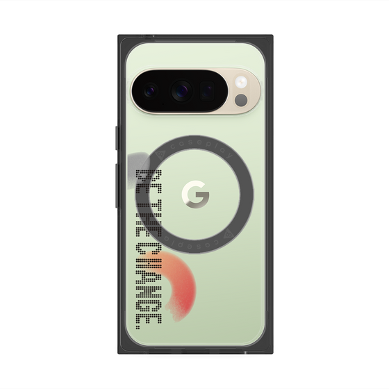 Premium Square Case with Pixelsnap［ Original - Dot Overlay - BE THE CHANGE/A ］