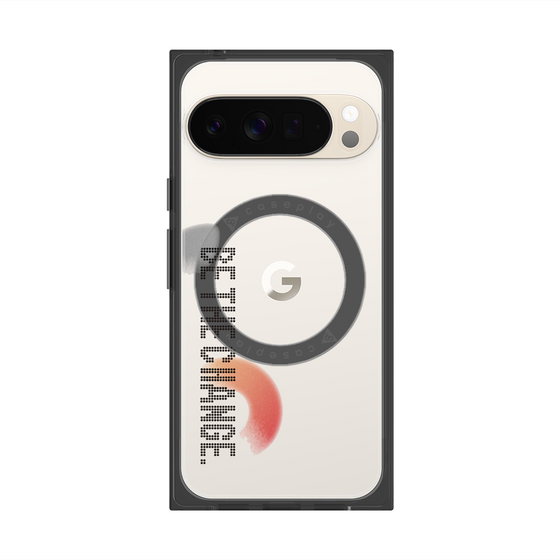 Premium Square Case with Pixelsnap［ Original - Dot Overlay - BE THE CHANGE/A ］