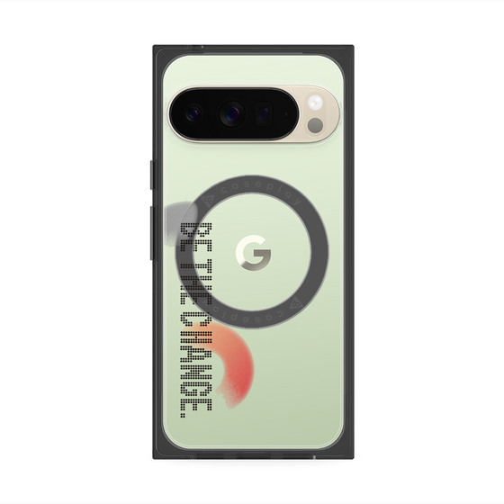 Premium Square Case with Pixelsnap［ Original - Dot Overlay - BE THE CHANGE/A ］