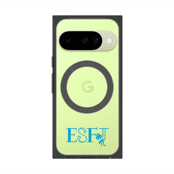 Premium Square Case with Pixelsnap［ Original - ESFJ Consul - Alphabet ］
