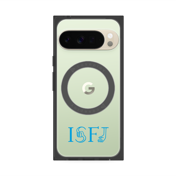 Premium Square Case with Pixelsnap［ Original - ISFJ Defender - Alphabet ］