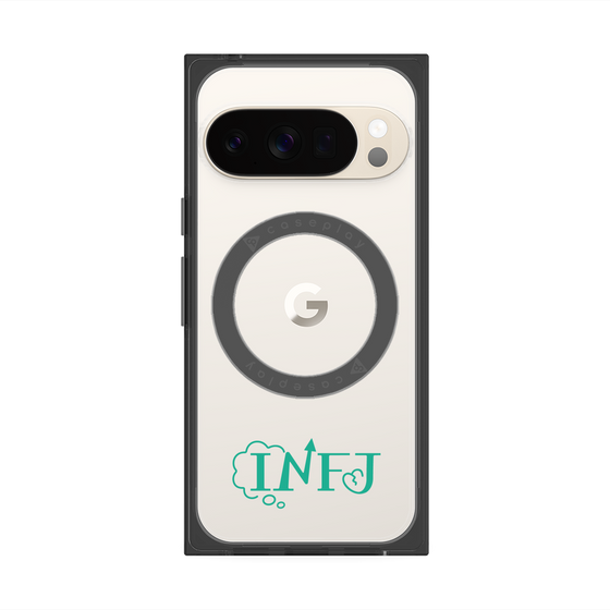 Premium Square Case with Pixelsnap［ Original - INFJ Advocate - Alphabet ］