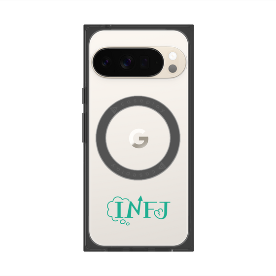 Premium Square Case with Pixelsnap［ Original - INFJ Advocate - Alphabet ］