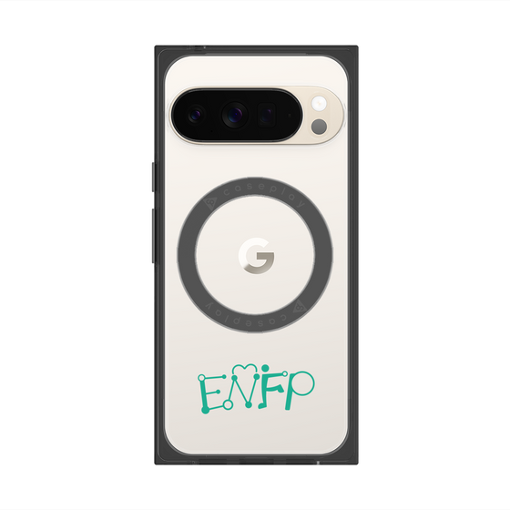 Premium Square Case with Pixelsnap［ Original - ENFP Campaigner - Alphabet ］