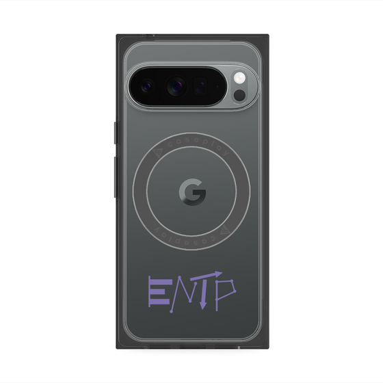 Premium Square Case with Pixelsnap［ Original - ENTP Debater - Alphabet ］