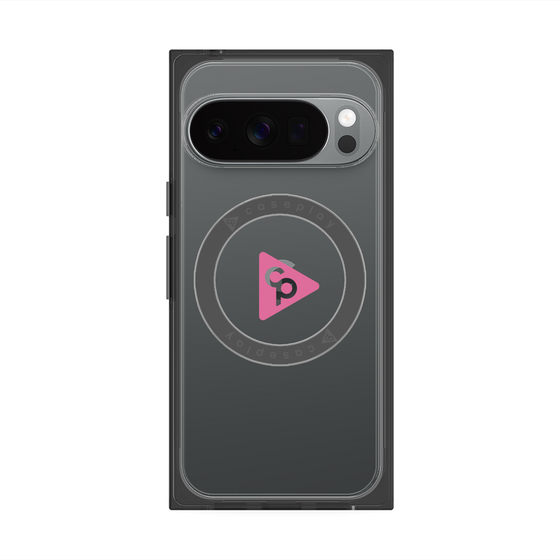 Premium Square Case with Pixelsnap［ Original - CASEPLAY Logo - Pink/C ］