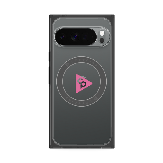 Premium Square Case with Pixelsnap［ Original - CASEPLAY Logo - Pink/C ］