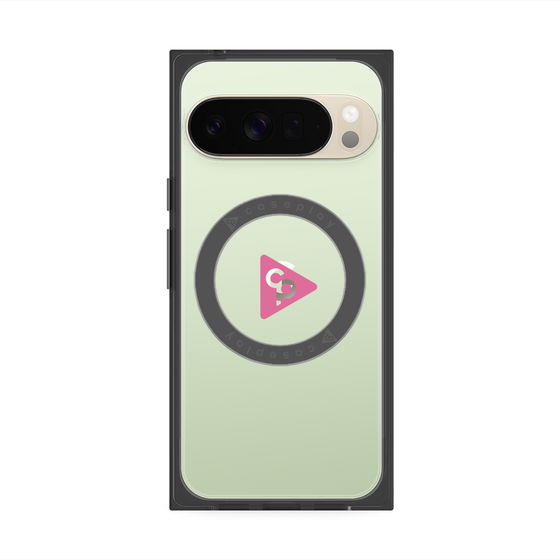 Premium Square Case with Pixelsnap［ Original - CASEPLAY Logo - Pink/C ］