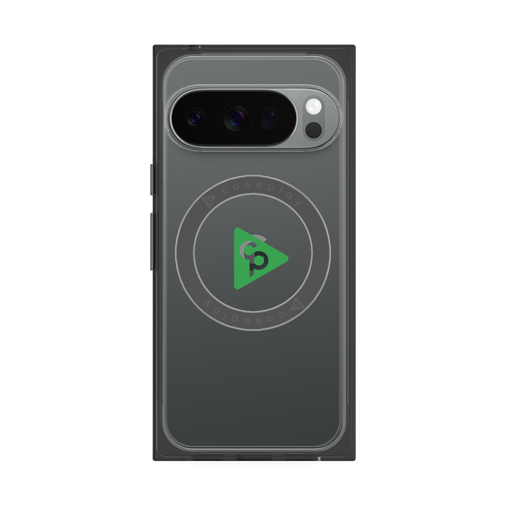 Premium Square Case with Pixelsnap［ Original - CASEPLAY Logo - Green/C ］